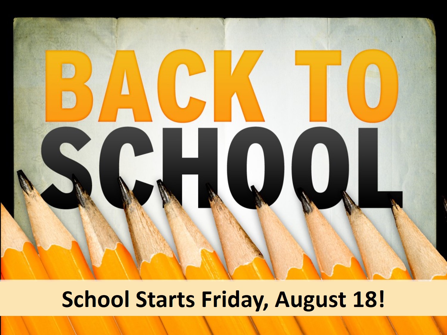 Back to School August 18