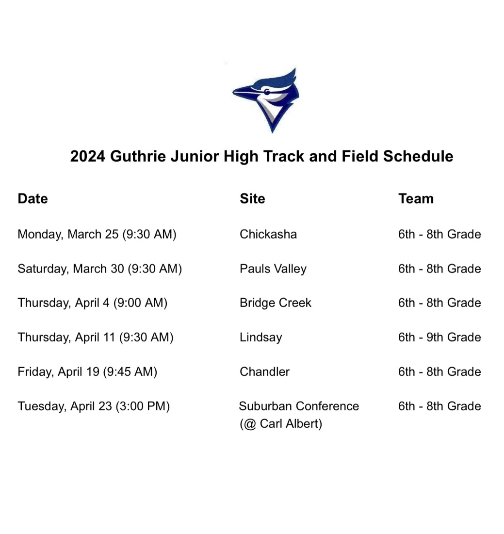 Guthrie Public Schools Schedules